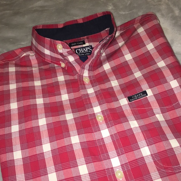 CHAPS by Ralph Lauren short sleeve button up Sz S - Picture 3 of 4